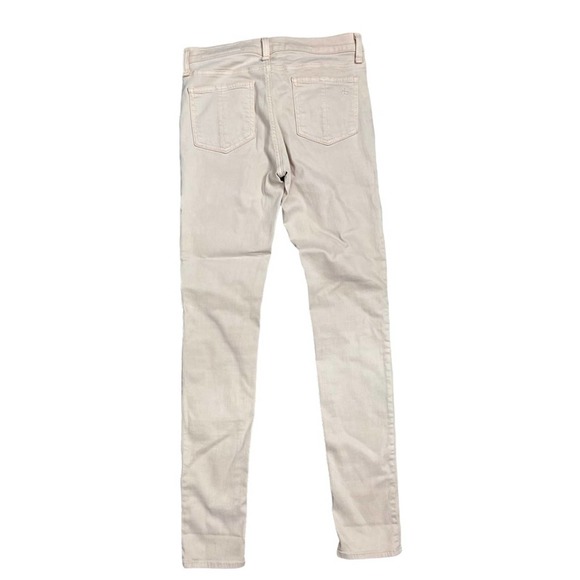 Rag & Bone The Skinny Stretch Denim Jeans in Distressed Blush 26 - Picture 5 of 8